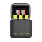 Sporta kameru aksesuāri - Telesin 3-slot charger box for GoPro Hero 9 / Hero 10 + 3 batteries (GP-BNC-902-B) - ātri pasūtīt no ražotāja