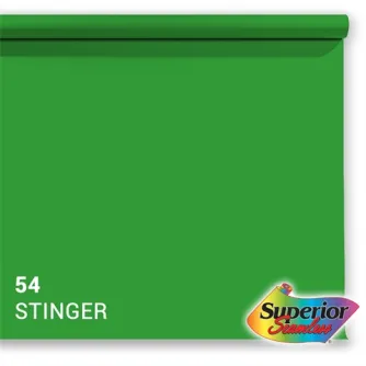 Backgrounds - Superior Background Paper 54 Stinger Chroma Key 2.72 x 11m - quick order from manufacturer Best choise selected by experts