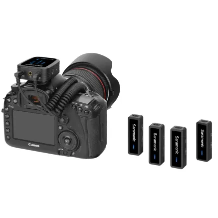 Saramonic Blink 500 Pro B8 2,4GHz wireless w/3,5mm / 4-Channel Wireless Microphone System