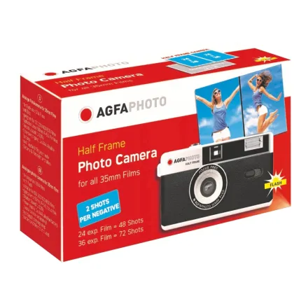 AGFAPHOTO HALF FRAME PHOTO CAMERA 35MM BLACK 603010