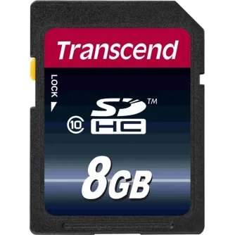Atmiņas kartes - TRANSCEND SDHC CLASS 10 8GB TS8GSDHC10 - ātri pasūtīt no ražotāja