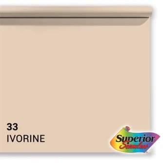 Foto foni - Superior Background Paper 33 Ivorine 2.72 x 11m - perc šodien veikalā un ar piegādi