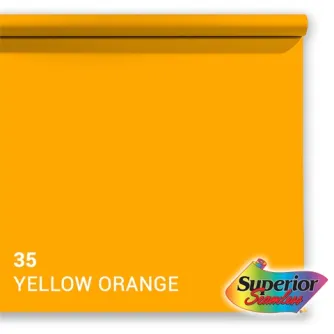 Foto foni - Superior Background Paper 35 Yellow-Orange 2.72 x 11m - ātri pasūtīt no ražotāja