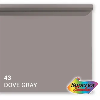 Backgrounds - Superior Background Paper 43 Dove Grey 2.72 x 11m - quick order from manufacturer