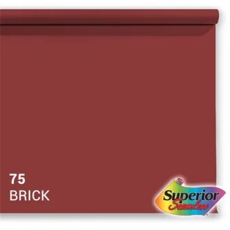 Foto foni - Superior Background Paper 75 Brick 2.72 x 11m - ātri pasūtīt no ražotāja