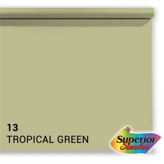 Foto foni - Superior Background Paper 13 Tropical Green 1.35 x 11m - ātri pasūtīt no ražotāja