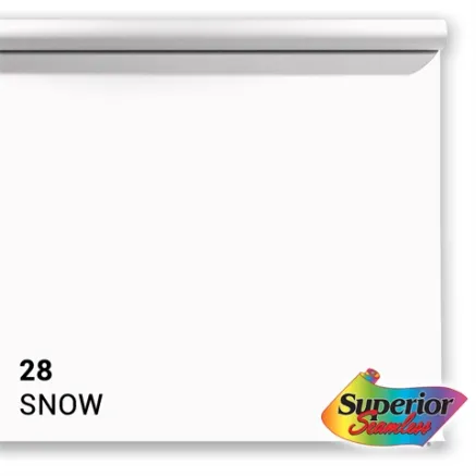 Superior Background Rol Snow (nr 28) 1.35m x 11m P101228