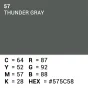 Foto foni - Superior Background Paper 57 Thunder Grey 1.35 x 11m - ātri pasūtīt no ražotāja