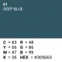Backgrounds - Superior Background Paper 01 Deep Blue 2.72 x 11m - quick order from manufacturer Best choise selected by experts