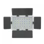 Linkstar VD-405V-K2 LED žemėlapis su keturiais barn doors ir bateriu, kompakti studio žvalgys