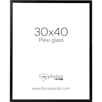 Foto rāmis - FOCUS SOUL BLACK PLEXI 30X40 - ātri pasūtīt no ražotāja