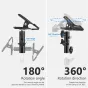 Discontinued - NEEWER Photo Studio Heavy Duty Metal Clamp Holder with 5/8 Light Stand Attachment for Reflector 10086176