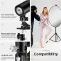 Discontinued - NEEWER Photo Studio Heavy Duty Metal Clamp Holder with 5/8 Light Stand Attachment for Reflector 10086176