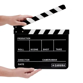 Other studio accessories - Caruba Professionele Director Clapper Black/BW (whiteboard stift) ECB 01 - quick order from manufacturer Best choise selected by experts