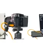 Kabeļi - Tether Tools Tether Pro USB-C to 3.0 Micro-B 4.6m Orange - perc šodien veikalā un ar piegādi