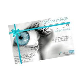 Dāvanas - Master Foto 20 Eur Rental Gift Certificate - perc šodien veikalā un ar piegādi