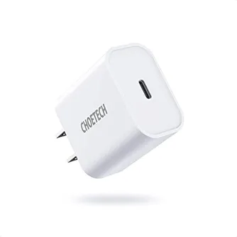Viedtālruņiem - Choetech 20W Type-C Wall Charger White EU Q5004-EU - perc šodien veikalā un ar piegādi