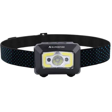 Superfire X30 headlight with non-contact switch, 500lm, USB
