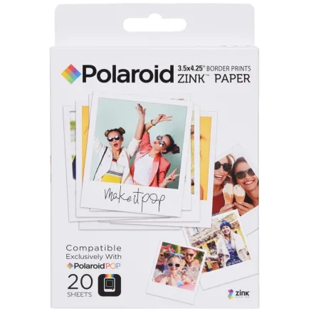 POLAROID Instant Zink Media 3,5X4,25 Pop 20 pack