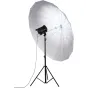 Foto lietussargi - Nanlite Umbrella Shallow Translucent 180CM - ātri pasūtīt no ražotāja