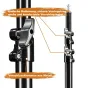 Light Stands - Walimex pro WT-806 gaismu statīvs, 256cm / 6kg kravnesība / 3 sekcijas - quick order from manufacturer