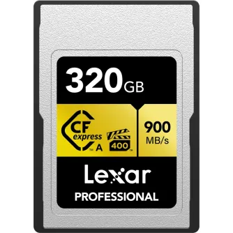 Discontinued - LEXAR CFexpress Pro Gold R900/W800 (VPG400) 320GB (Type A)