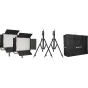 KIT NANLITE 2 LIGHT KIT 900DSA W/CARRY CASE & LIGHT STAND 118991