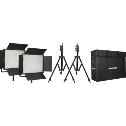 KIT NANLITE 2 LIGHT KIT 900DSA W/CARRY CASE & LIGHT STAND 118991