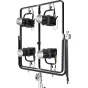 Statīvi apgaismojumam - NANLUX EVOKE FOUR-LIGHT FRAME WITH JUNIOR PIN FR-JP-4 - ātri pasūtīt no ražotāja