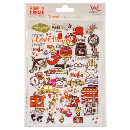 WALTHER ADHESIVE STICKER TRAVEL ST7001