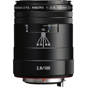 Objektīvi - RICOH/PENTAX PENTAX HD DFA 100MM MACRO F/2.8 ED AW BLACK 20320 - ātri pasūtīt no ražotāja