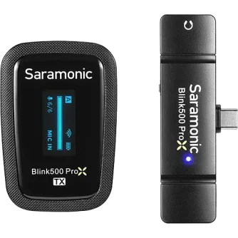 Wireless Lavalier Microphones - SARAMONIC BLINK 500 PROX B5 2,4GHZ wireless USB-C Android & iPhone 15 & iPhone - buy today in Master Foto store and with delivery Best choise selected by experts