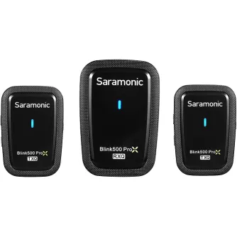 Bezvadu piespraužamie mikrofoni - SARAMONIC Blink 500 ProX Q20 (2,4GHz wireless w/3,5mm) - perc šodien veikalā un ar piegādi