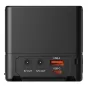 SmallRig VB155 mini V-Mount baterijos atgalinė pusė su USB-A, USB-C, 8V ir 12V išėjimais įrenginių įkrovimui