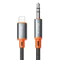 Wires, cables for video - Mcdodo CA-0780 Lightning iPhone to 3.5mm AUX mini jack cable, 1.2m (black) - buy today in Master Foto store and with delivery