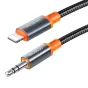 Video vadi, kabeļi - Mcdodo CA-0780 Lightning iPhone uz 3.5&nbsp;mm AUX mini jack kabelis, 1,2&nbsp;m (melns) - perc šodien veikalā un ar piegādi
