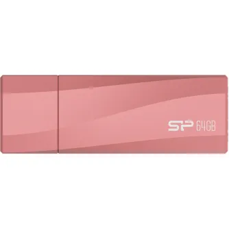 Zibatmiņas - Silicon Power flash drive 64GB Mobile C07, pink SP064GBUC3C07V1P - ātri pasūtīt no ražotāja