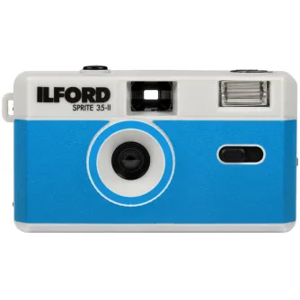 Filmu kameras - Ilford Sprite 35-II, silver/blue 2005171 - ātri pasūtīt no ražotāja