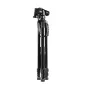 Foto statīvi - Puluz Tripod / Tripod with 3D 360° head + phone holder PU3096B - perc šodien veikalā un ar piegādi