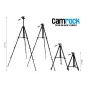Foto statīvi - Tripod Camrock TA30 Black - ātri pasūtīt no ražotāja