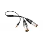 Audio vadi, adapteri - Saramonic SR-UM10-CC1 audio splitter - mini Jack 3.5 mm TRS / 2 x male XLR - ātri pasūtīt no ražotāja
