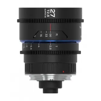 CINEMA Video objektīvi - Venus Optics Laowa Nanomorph 27 mm T2.8 1.5X S35 Blue lens for Arri PL / Canon EF - ātri pasūtīt no ražotāja