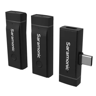 Wireless Lavalier Microphones - Saramonic Blink Go-U2 USB-C wireless audio transmission kit Android & iPhone - quick order from manufacturer