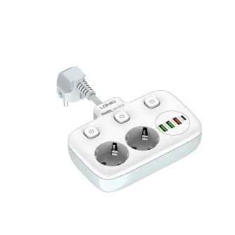 Kameras bateriju lādētāji - Ldnio SE2435 power strip with USB charger - ātri pasūtīt no ražotāja
