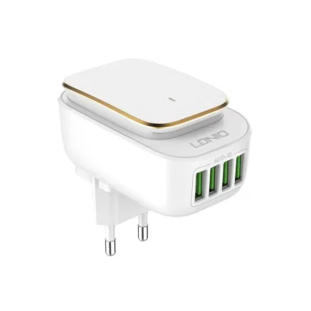 Ldnio A4405 USB charger - 4x USB with LED USB night light
