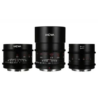 CINEMA Video Lenses - Laowa Lens Kit Venus Optics Cine Prime Wide, Macro for Micro 4/3 - quick order from manufacturer