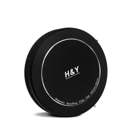 H&Y Set of Magnetic Aluminum Lids for Filter Mounts Revoring H&Y - 58-77 mm