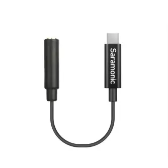 Objektīvu adapteri - Adapter Saramonic SR-C2003 - mini Jack / USB-C - ātri pasūtīt no ražotāja