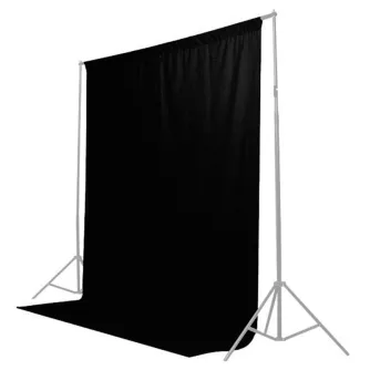 Backgrounds - Caruba Background Cloth 2x3m Black - quick order from manufacturer