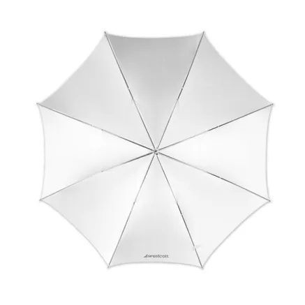Westcott 43/109cm Optisch Wit Satijn Inklapbaar W2001
